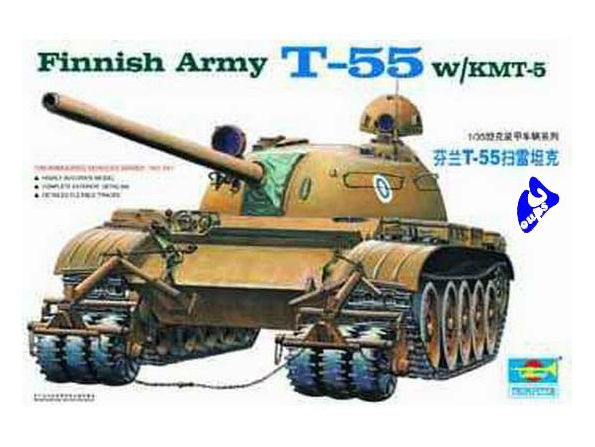 TRUMPETER maquette militaire 00341 T-55 FINLANDAIS 1/35