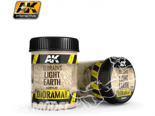 AK interactive ak8021 TERRAINS TERRE LÉGÈRE 250ML