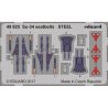 EDUARD photodecoupe avion 49825 Harnais m&eacute;tal Sukhoi Su-34 Hobby Boss 1/48