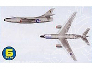 Trumpeter maquette avion 06223 SET DE 6 AVIONS A-3D SKY WARRIOR 1/350