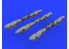 Eduard kit d'amelioration brassin 632102 MER - Multiple Ejector Rack 1/32