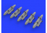 Eduard kit d'amelioration brassin 632103 TER - Triple Ejector Rack 1/32