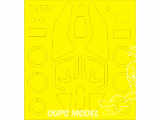 Eduard Express Mask EX551 Sukhoi Su-17 M3/M4 Kitty Hawk 1/48