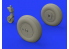 Eduard kit d'amelioration avion brassin 648317 Roues Ki-61-Id Tony Tamiya 1/48