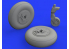 Eduard kit d'amelioration avion brassin 648317 Roues Ki-61-Id Tony Tamiya 1/48