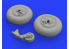 Eduard kit d'amelioration avion brassin 648317 Roues Ki-61-Id Tony Tamiya 1/48