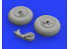 Eduard kit d'amelioration avion brassin 648317 Roues Ki-61-Id Tony Tamiya 1/48