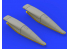 Eduard kit d'amelioration avion brassin 648301 Prises d'air F-8E Crusader Hasegawa / Eduard 1/48