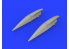 Eduard kit d'amelioration avion brassin 648301 Prises d'air F-8E Crusader Hasegawa / Eduard 1/48