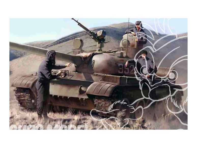 Icm maquette figurines 35601 Equipage de char Sovietique 1979 - 1988 1/35