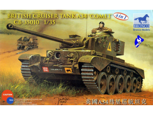 Bronco maquette militaire 35010 A34 "COMET" 1/35