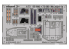 Eduard photodecoupe avion 73600 Messerschmitt Me 262A-1a Airfix 1/72