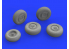 Eduard kit d'amelioration avion brassin 648328 Roues Heinkel He 219 Tamiya 1/48
