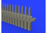 Eduard kit d'amelioration avion brassin 648341 Ceinture de munitions 12,7mm 1/48