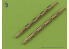 Master Model AM-32-012 Canons Browning calibre .303 Mk 2 Britannique (Sans Flash hiders) x2 1/32