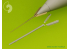 Master Model AM-48-075 Saab JAS-39 Gripen Tubes pitot et Sondes AOA (Angle d'attaque) 1/48