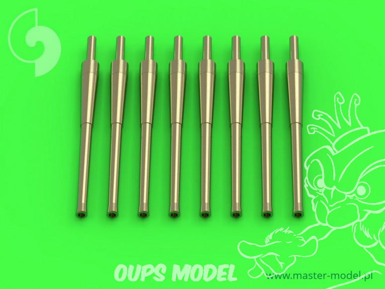 Master Model SM-700-042 Canons britanniques 4,7IN/45 (120mm) QF Marks IX et XII x8 1/700