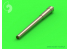 Master Model SM-700-041 Canons USN 16in/45 (40,6cm) Mark 1 pour tourelles avec Blastbags x8 1/700