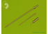 Master Model AM-72-056 Saab 37 VIGGEN Tubes pitot et Sonde AOA (Angle d'attaque) 1/72