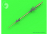 Master Model AM-72-105 Sukhoi Su-15 (Flagon) Tubes pitot 1/72