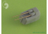 Master Model SM-700-004 Canons Allemands 10,5cm (4,1") SKC/33 Type fin de production x16 1/700