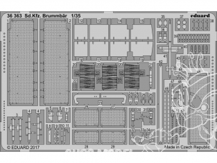 Eduard photodecoupe militaire 36363 Sd.Kfz. 166 Brummbar Tamiya 1/35