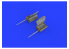 Eduard kit d'amelioration avion brassin 648356 Gun bays Wingroot Focke Wulf Fw 190A-4 Eduard 1/48