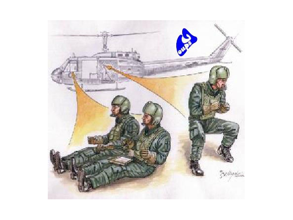 CMK figurine 72080 PILOTE D&39HELICOPTERE US 1/72