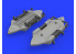 Eduard kit d'amelioration avion brassin 648358 Rack BRU-57A 1/48