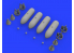 Eduard kit d'amelioration avion brassin 648368 Bombes britanniques 500lb 1/48