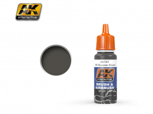 Ak interactive peinture acrylique AK747 Brun Russe 6K 17ml