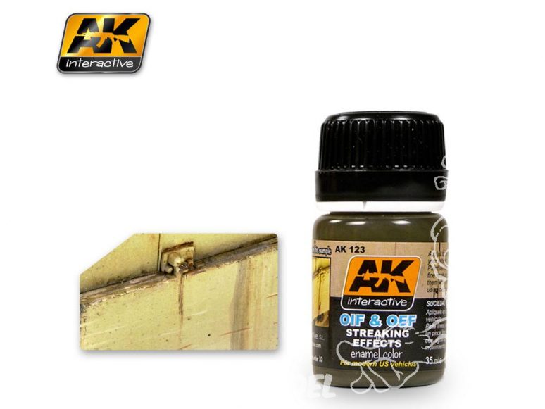 Ak interactive Peinture Enamel AK123 Traces OIF & OEF - Véhicules US modernes 35ml