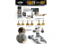 Ak interactive Peinture Enamel AK2029 Lavis train d'atterrissage Avions 35ml