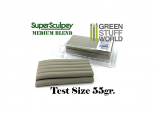 Green Stuff 366958 Super Sculpey Medium Blend 55 gr. Taille d'essai
