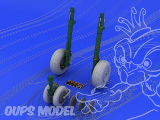 Eduard kit d&39amelioration brassin 648037 Roues de MiG-29 1/48