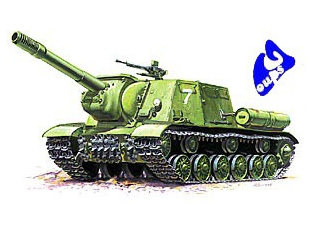 Zvezda maquette plastique 3532 Canon Automoteur ISU152 1/35
