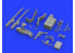 Eduard kit d'amelioration avion brassin 648372 Guns UBT Peshka Pe-2 Eduard / Zvezda 1/48