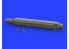 Eduard kit d'amelioration avion brassin 648363 AN/ALQ-131 (shallow) ECM pod 1/48
