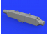Eduard kit d'amelioration avion brassin 648363 AN/ALQ-131 (shallow) ECM pod 1/48