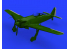 Eduard kit d'amelioration avion brassin 648371 Gouvernes Focke Wulf Fw 190A Eduard 1/48