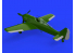 Eduard kit d'amelioration avion brassin 648371 Gouvernes Focke Wulf Fw 190A Eduard 1/48