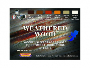 LIFECOLOR peinture cs20 WEATHERED WOOD