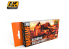 Ak Interactive Set peinture Wargame AK1124 Rouge primer Allemand 6 x 17ml