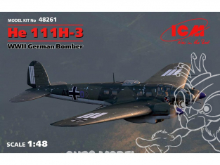 Icm maquette avion 48061 Heinkel He 111 1/48H-3 1/48
