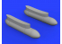 Eduard kit d'amelioration avion brassin 648370 Réservoirs pour Typhoon Mk.I Eduard / Hasegawa 1/48