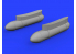 Eduard kit d'amelioration avion brassin 648370 Réservoirs pour Typhoon Mk.I Eduard / Hasegawa 1/48