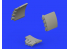 Eduard kit d'amelioration avion brassin 648381 Pipes d'échappement Focke Wulf Fw 190A Eduard 1/48
