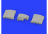 Eduard kit d'amelioration avion brassin 648381 Pipes d'échappement Focke Wulf Fw 190A Eduard 1/48