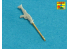 Aber 72L50 Futs de canon pour Machine Gun Allemande MG 34 1/72