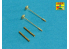 Aber 48L21 Set de 2 canons pour Machine Gun Allemande MG 34 1/48